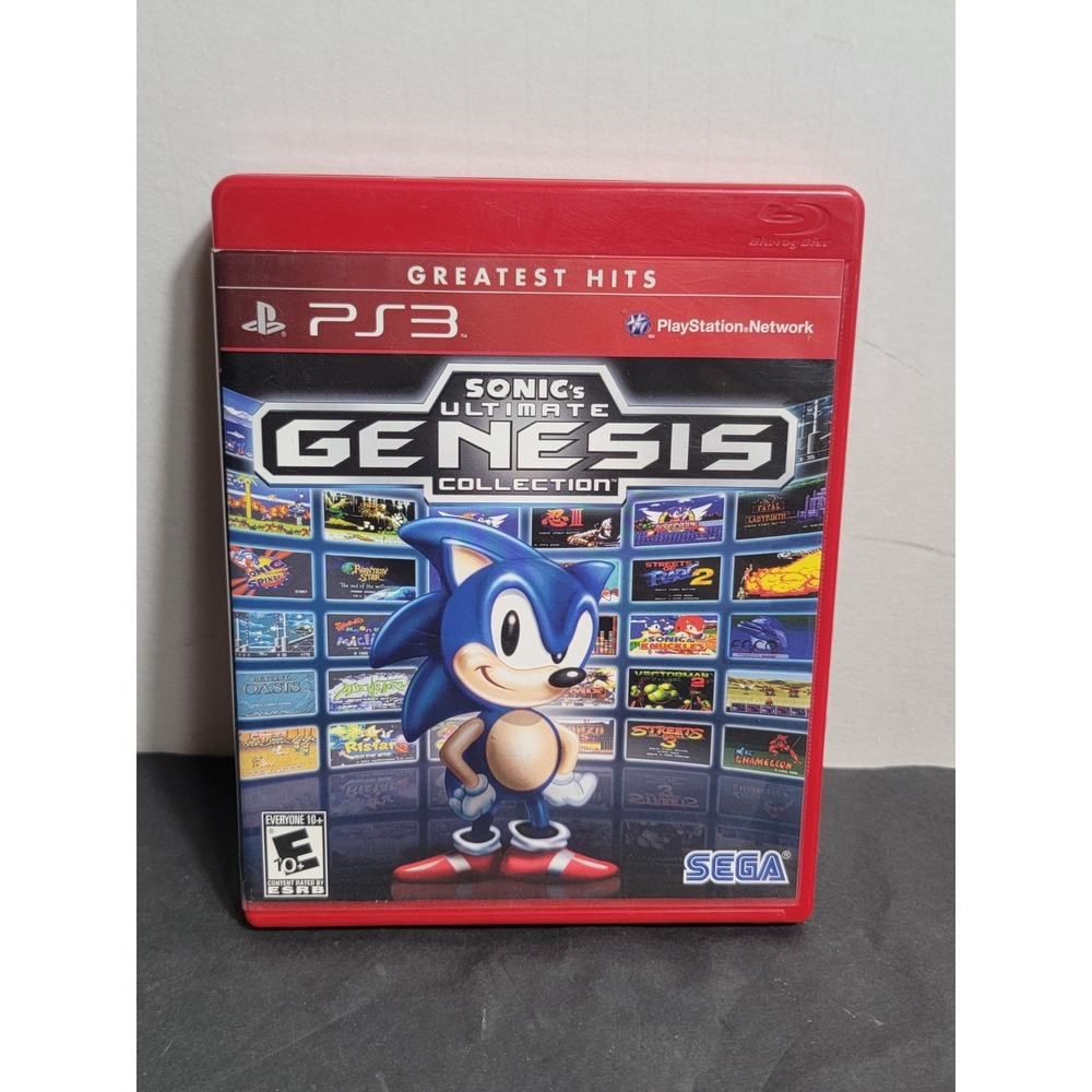Sonic Ultimate Genesis Collection (PS3, PlayStation 3, 2009) Sega Complete Works